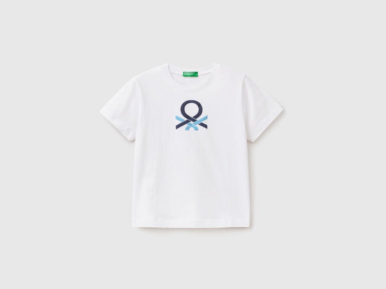 (image for) Shop T-shirt 100% cotone bio con logo